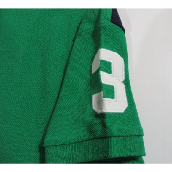 Polo Ralph Lauren Summer Classics PRL Club Boys Short Sleeve Shirt Green w/Crest - Picture 3 of 4